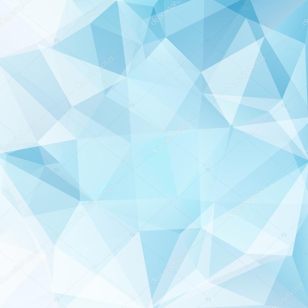 abstract background consisting of blue triangles