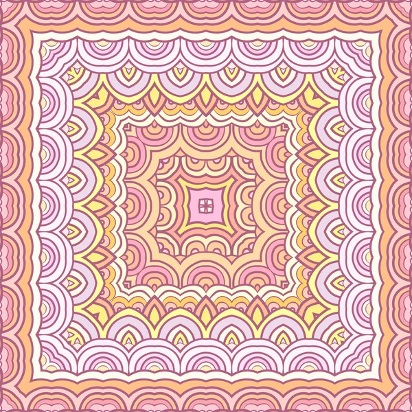 Pastel geometric pattern, vector illustration. — Stock Vector