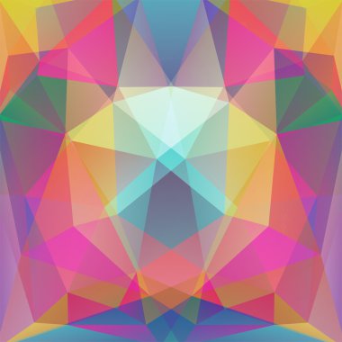 renkli üçgen oluşan arka plan