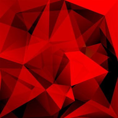 arka plan kırmızı, Siyah üçgen oluşan