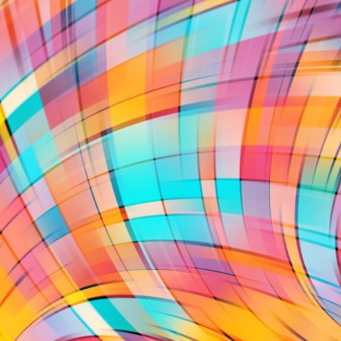 Renkli düzgün hafif pembe, mavi, sarı turuncu çizgili arka plan