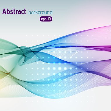 Renkli düz ışık çizgileri arka plan. Gökkuşağı renginde. Vektör 