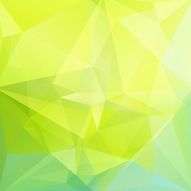 arka plan yeşil üçgenler, vektör illust oluşan