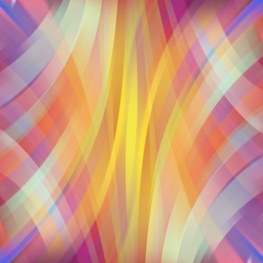 Renkli düz ışık çizgileri arka plan. Sarı, kahverengi, turuncu, mor renkler. Vektör çizim