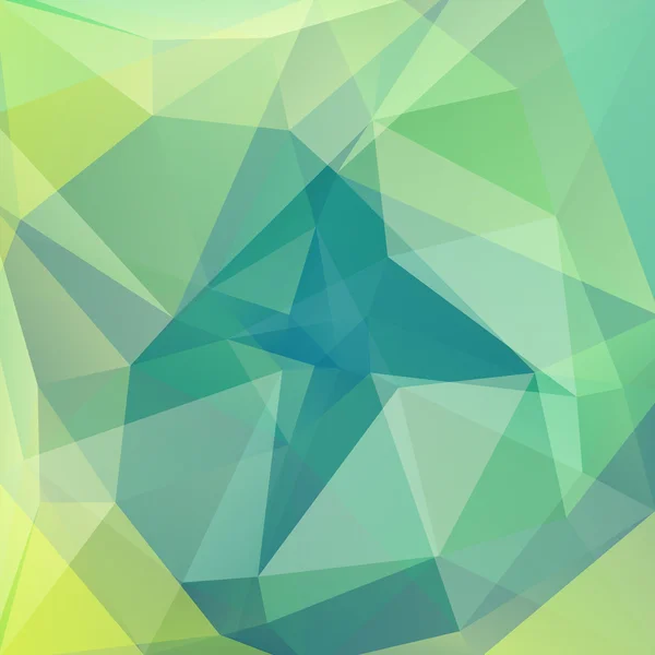 组成的绿色三角形的抽象背景 — 图库矢量图片