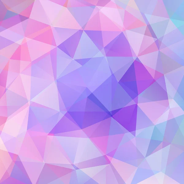Fond abstrait composé de triangles roses et bleus — Image vectorielle