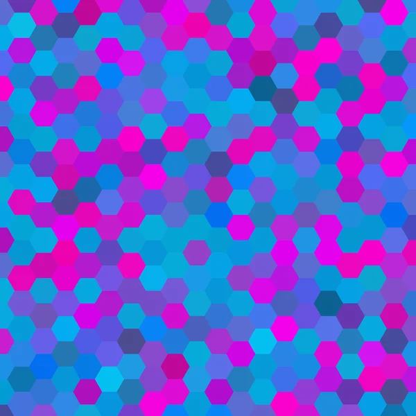 Abstract background consisting of pink, blue hexagons — Stock Vector