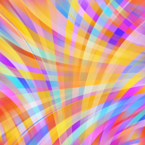 Coloré jaune lisse, orange, rose, fond bleu lignes — Image vectorielle