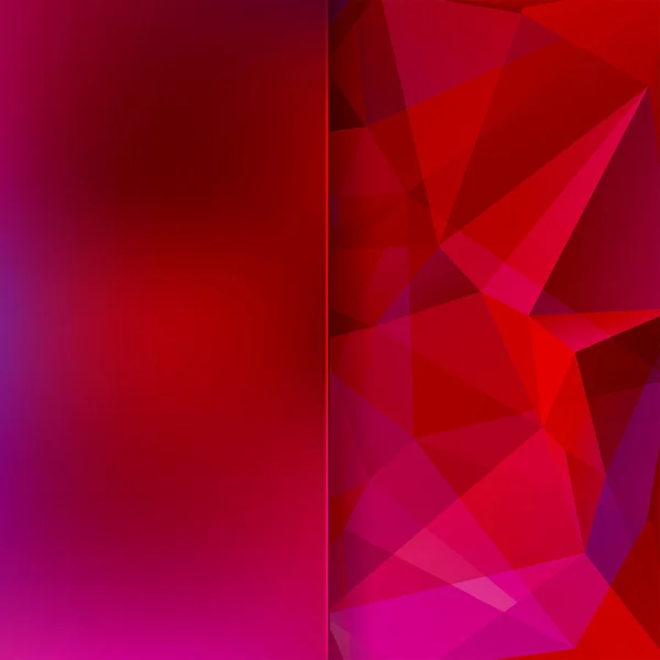 Fond abstrait composé de rose, de triangles violets et de verre mat — Image vectorielle