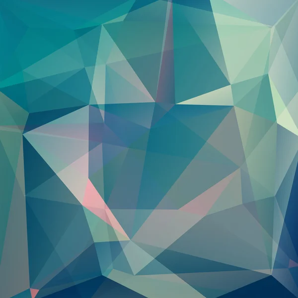 Abstrakter Hintergrund bestehend aus blauen Dreiecken — Stockvektor