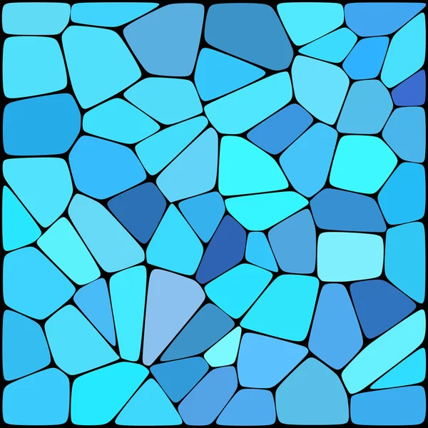 Abstracte achtergrond bestaande uit blauwe geometrische vormen — Stockvector