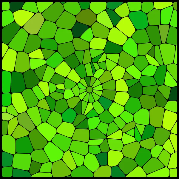 Abstracte achtergrond bestaande uit groene geometrische vormen — Stockvector