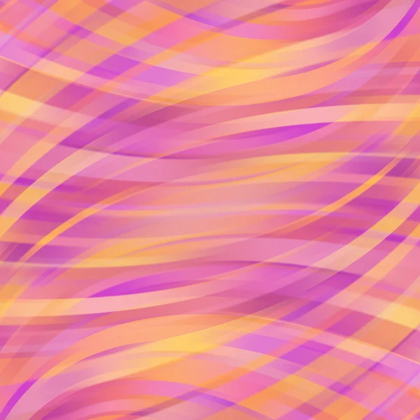 Coloré lisse rose clair, jaune, fond de lignes orange — Image vectorielle
