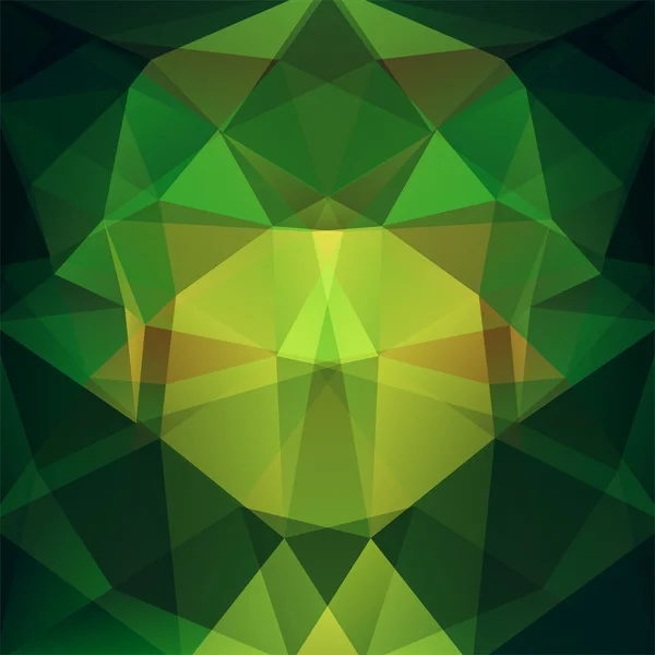 Sfondo astratto costituito da triangoli verdi — Vettoriale Stock
