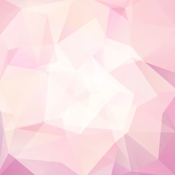 Fond abstrait composé de triangles rose pastel — Image vectorielle