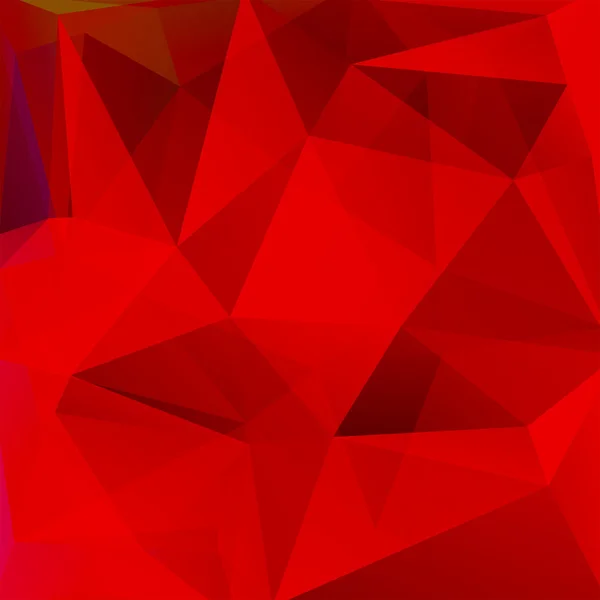 赤の三角形で構成される抽象的な背景 — ストックベクタ