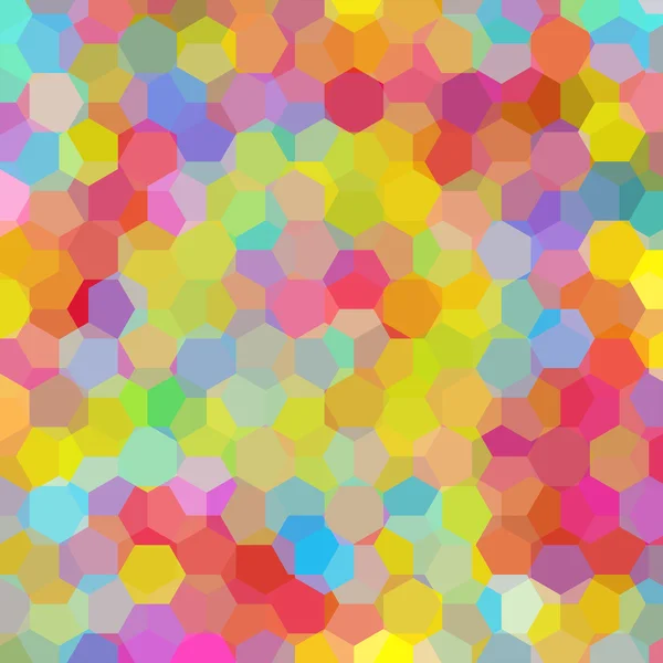 Abstract background consisting of colorful hexagons, vector illustration — Stock Vector