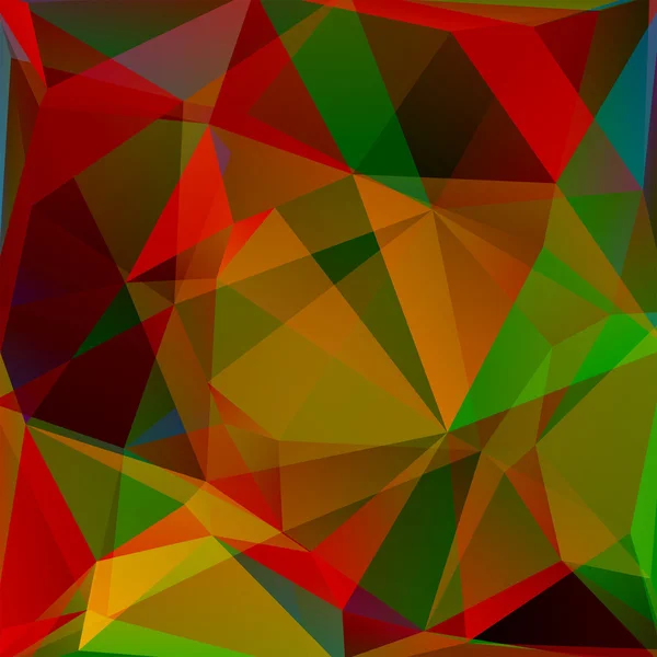 Abstrakter Hintergrund bestehend aus herbstlichen Dreiecken — Stockvektor