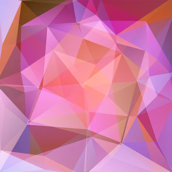 Abstracte achtergrond bestaande uit Violette, roze driehoeken — Stockvector