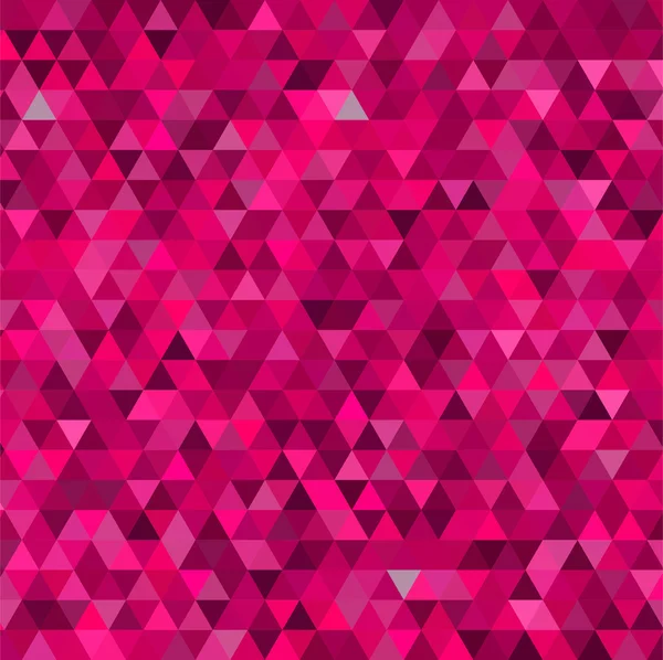 Абстрактный фон из маленьких розовых треугольников — стоковый вектор