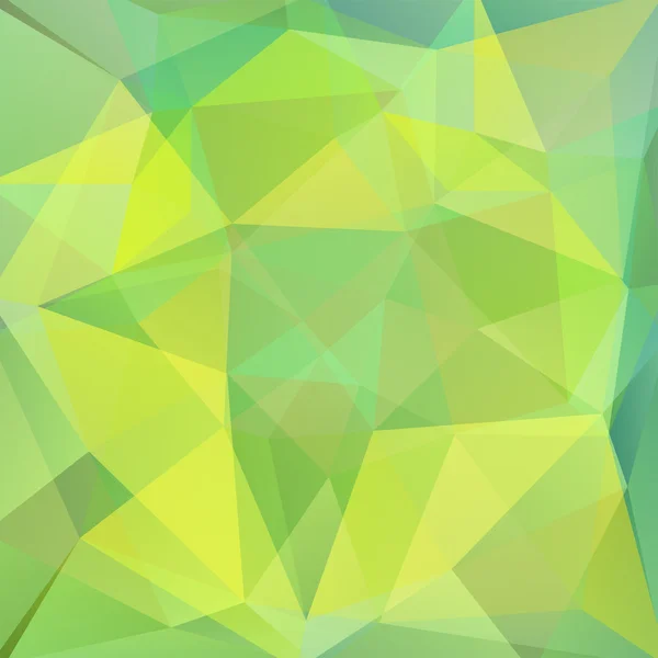 Abstract background consisting of green triangles — Stock Vector