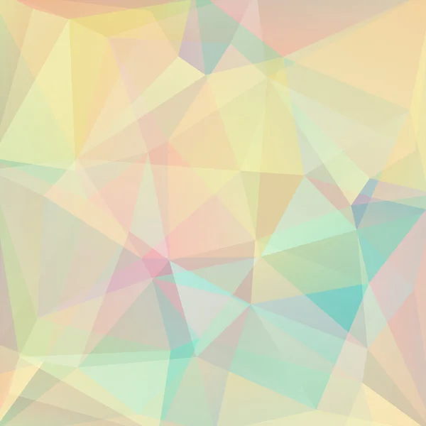 Abstract background consisting of pastel colorful triangles — Stock Vector