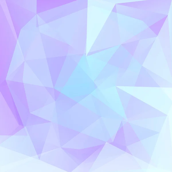 Fond abstrait composé de triangles bleus, roses, violets — Image vectorielle