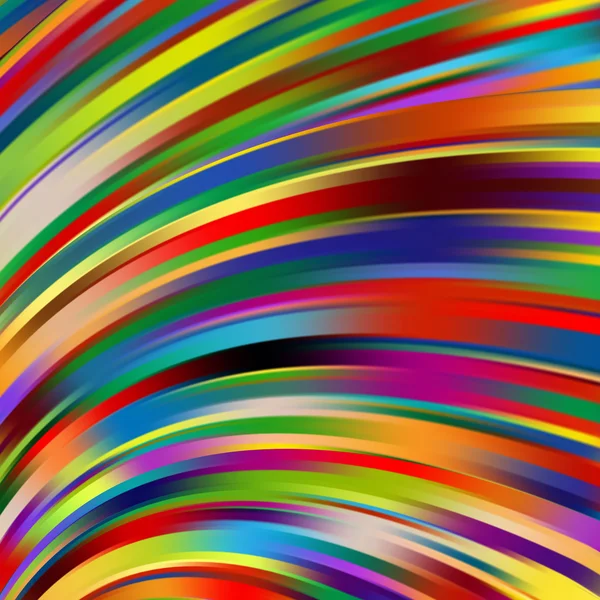 Colorato sfondo linee di luce liscia. Colore arcobaleno — Vettoriale Stock