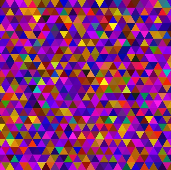 Abstract background consisting of small purple, blue triangles — Stock Vector