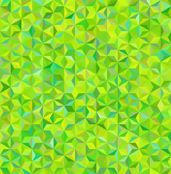 Abstract background consisting of green small triangles, vector — Stock Vector