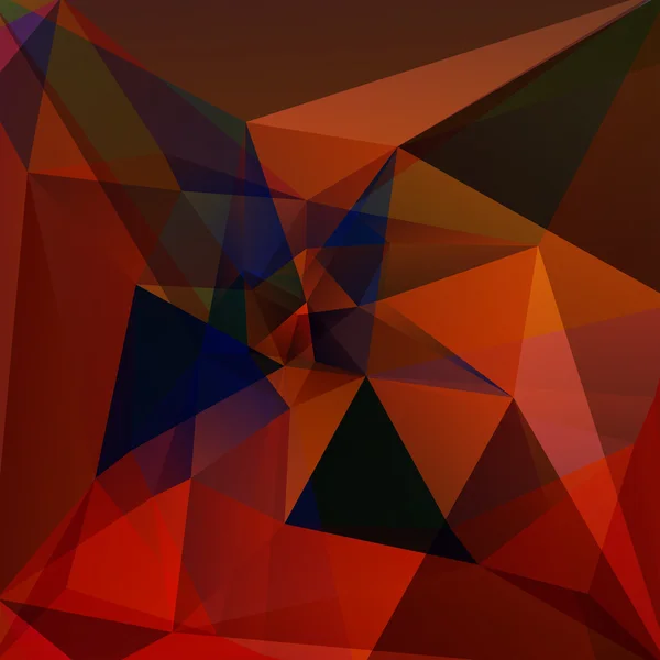 抽象背景组成的棕色，蓝色三角形，矢量图 — 图库矢量图片