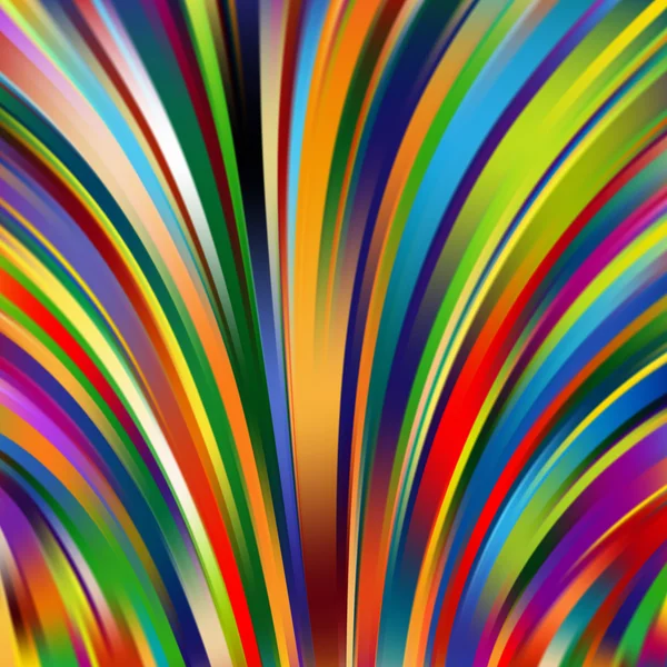 Coloridas líneas de luz lisa de fondo. Colores del arco iris. Vector i — Archivo Imágenes Vectoriales