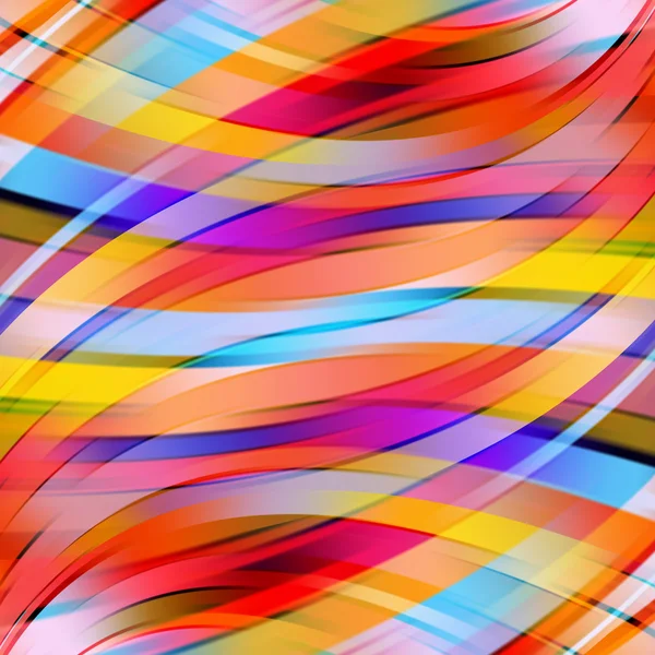 Färgglada mjuka lätta linjer bakgrund. Röd, gul, orange, blå färger. Vektor illustration — Stock vektor