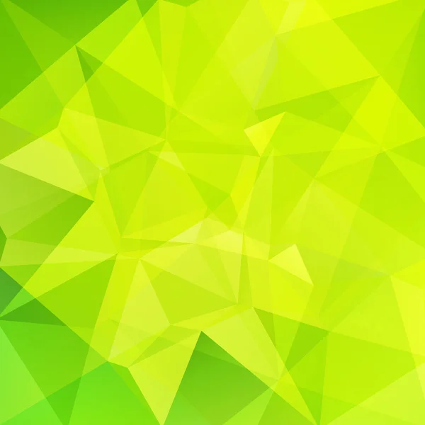 Fondo abstracto que consta de triángulos verdes, vector illust — Archivo Imágenes Vectoriales