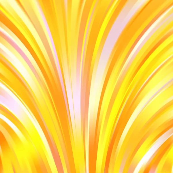 Líneas de luz lisas de fondo. Colores amarillos y blancos. Ilustración vectorial — Vector de stock