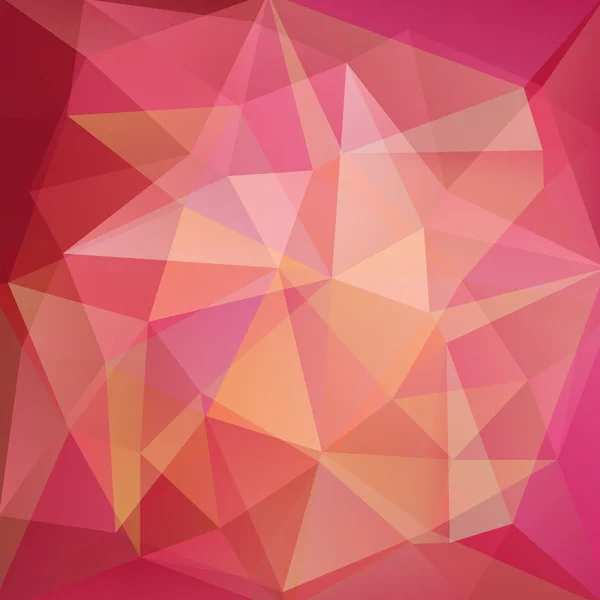 Fondo abstracto que consiste en triángulos púrpura, rojo, naranja , — Vector de stock