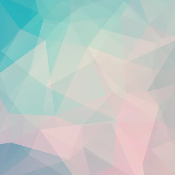 Abstract background consisting of pastel triangles, vector illus — Stock Vector