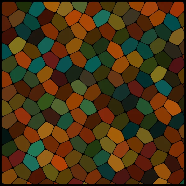 Абстрактный фон, состоящий из зеленой, коричневой геометрической формы — стоковый вектор