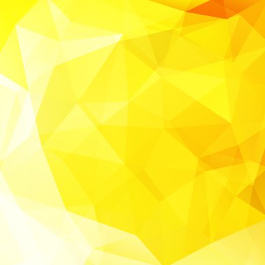 Background of geometric shapes. yellow, white colors. Colorful mosaic pattern. Vector EPS 10. Vector illustration