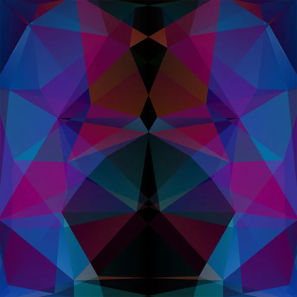 Polygonaler Vektorhintergrund. rosa, schwarz, blau. kann im Cover-Design, Buchdesign, Website-Hintergrund verwendet werden. Vektorillustration — Stockvektor