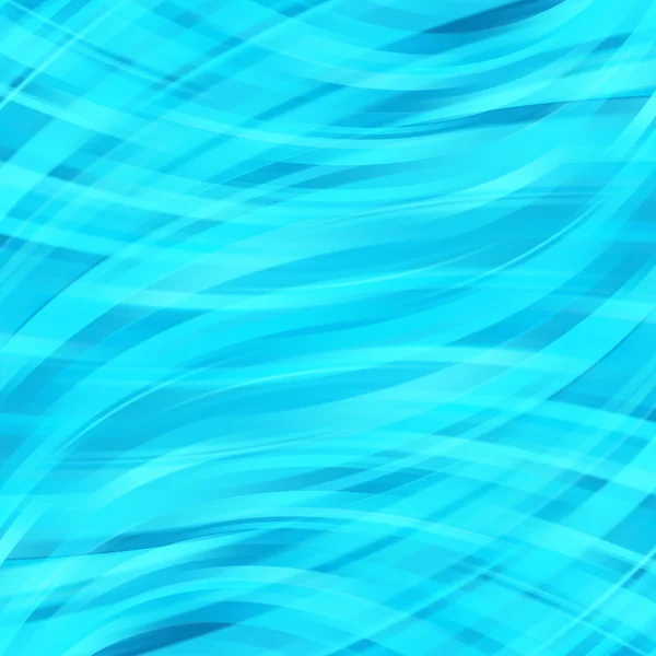 Illustration vectorielle du fond abstrait bleu avec des lignes courbes de lumière floue. Couleur bleu néon. Illustration géométrique vectorielle . — Image vectorielle
