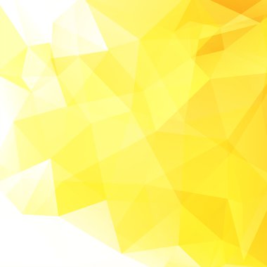 Soyut geometrik tarzı sarı arka plan. Hafif ticari arka plan vektör çizim