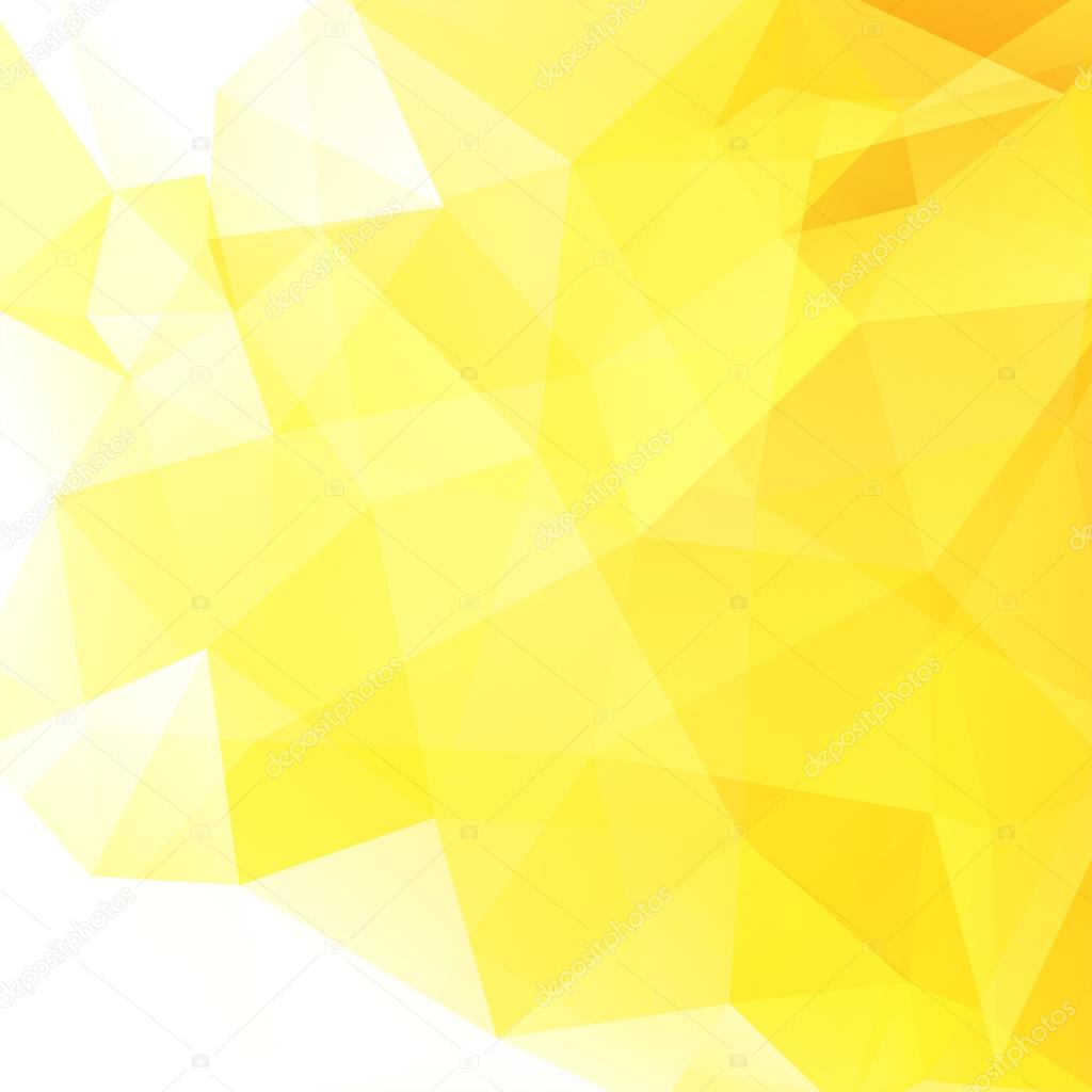 Abstract geometric style yellow background. Light business background Vector illustration