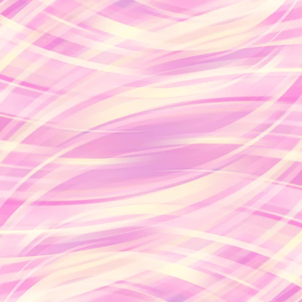 Fond abstrait avec des lignes lisses. Des couleurs roses et blanches. Ondes de couleur, motif, art, papier peint de la technologie, fond de la technologie. Illustration vectorielle — Image vectorielle
