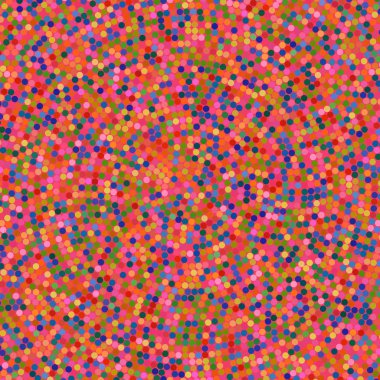 Vector pattern or texture with dots for blog, website design or scrapbooks, vector illustration. Blue, red, yellow, orange color.