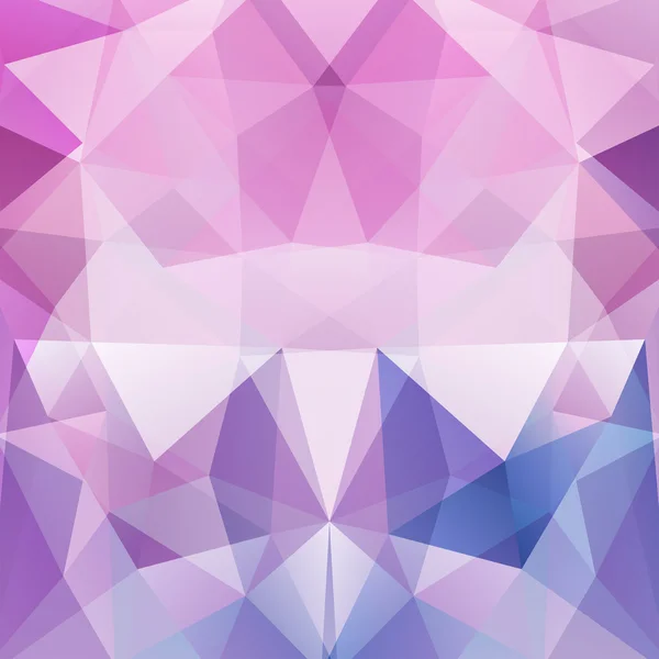 Polygonal vector background. Can be used in cover design, book design, website background. Vector illustration. Pink, violet colors. — Stockový vektor