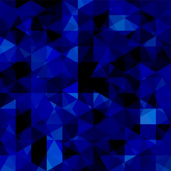 Abstract background consisting of triangles. Geometric design for business presentations or web template banner flyer. Vector illustration. Dark blue color. — Stock vektor