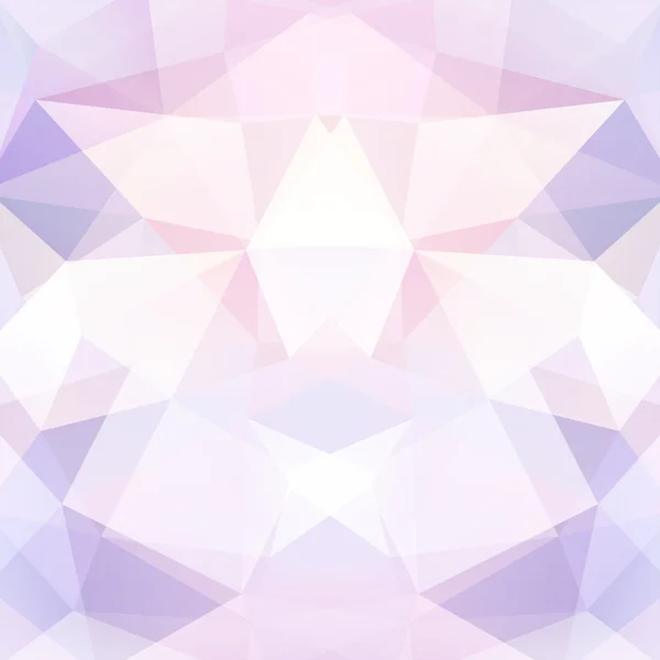 Abstract mosaic background. Pink, white colors. Triangle geometric background. Design elements. Vector illustration — Stok Vektör