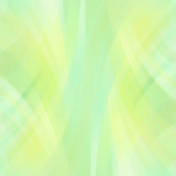 Colorful smooth light lines background. Green, yellow colors. Vector illustration. — ストックベクタ