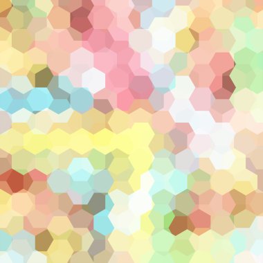 pastel altıgenler, vektör çizim oluşan arka plan